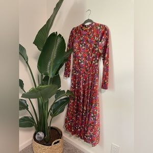 Free People Heartland Crushed Velvet Dress